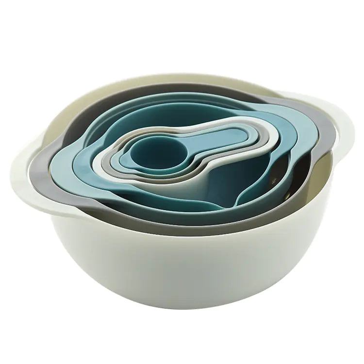 Baking Tools Set with Measuring Cups and Multi-purpose Strainer