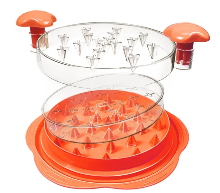 Chicken Breast Shredder Tool with Fork and Brush