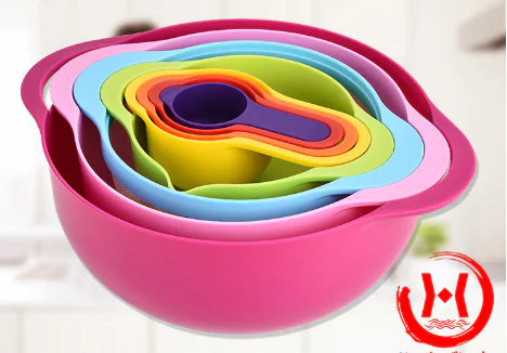 Baking Tools Set with Measuring Cups and Multi-purpose Strainer