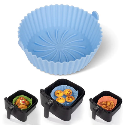 Reusable Air Fryer Silicone Liners for 3-6 Qt Fryers