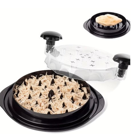 Chicken Breast Shredder Tool with Fork and Brush