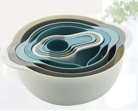 Baking Tools Set with Measuring Cups and Multi-purpose Strainer